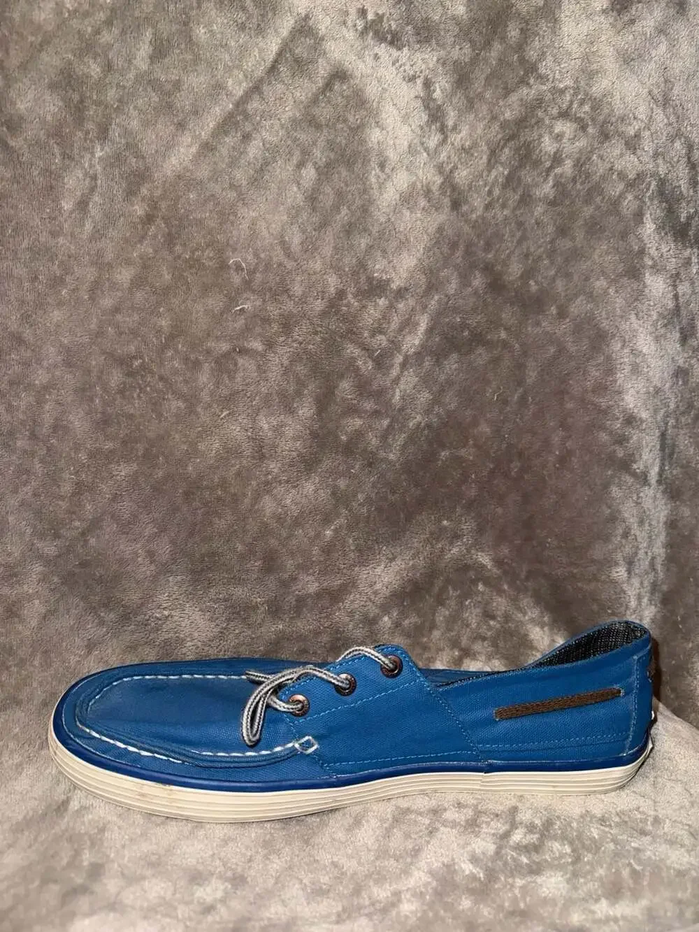 Tretorn Men's Canvas Boat Shoes with Yellow Comfort Insole